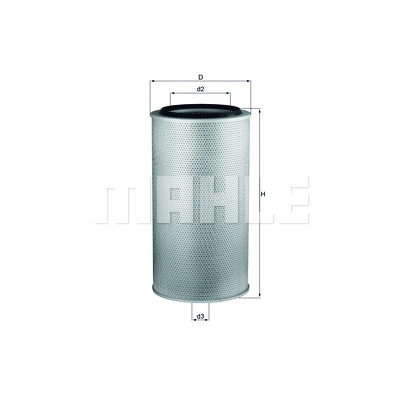 Filtro aria MAHLE ORIGINAL LX 1255