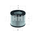 Filtro aria MAHLE ORIGINAL LX 194