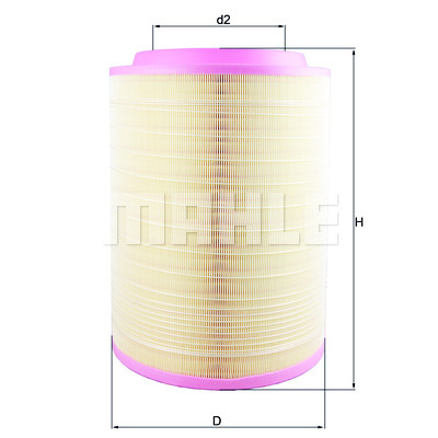 Filtro aria MAHLE ORIGINAL LX 2082