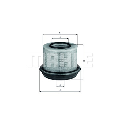 Filtro aria MAHLE ORIGINAL LX 263