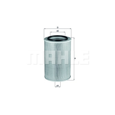 Filtro aria MAHLE ORIGINAL LX 345