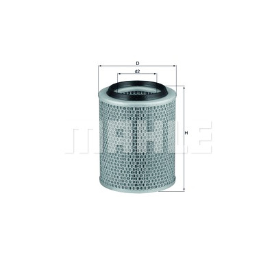Filtro aria MAHLE ORIGINAL LX 498