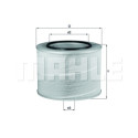 Filtro aria MAHLE ORIGINAL LX 506
