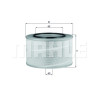 Filtro aria MAHLE ORIGINAL LX 507