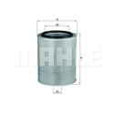 Filtro aria MAHLE ORIGINAL LX 531