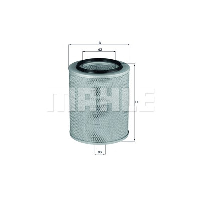Filtro aria MAHLE ORIGINAL LX 562