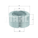 Filtro aria MAHLE ORIGINAL LX 578