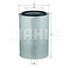 Filtro aria MAHLE ORIGINAL LX 674