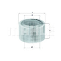 Filtro aria MAHLE ORIGINAL LX 718