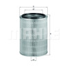Filtro aria MAHLE ORIGINAL LX 765