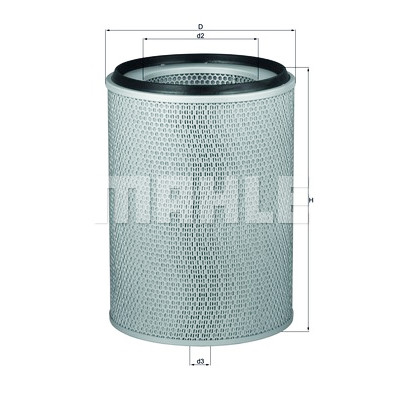Filtro aria MAHLE ORIGINAL LX 797