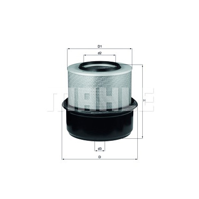 Filtro aria MAHLE ORIGINAL LX 80