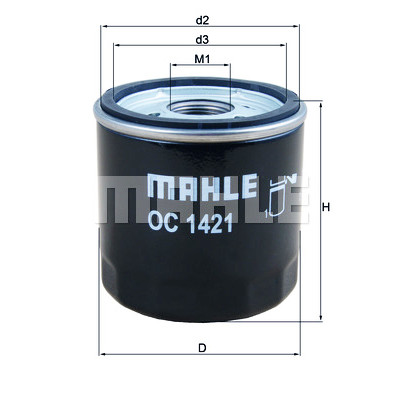 Filtro olio MAHLE ORIGINAL OC 1421