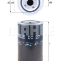 Filtro olio MAHLE ORIGINAL OC 27