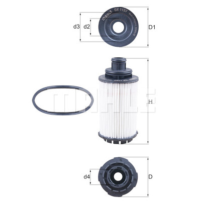 Filtro olio MAHLE ORIGINAL OX 1137D