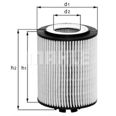 Filtro olio MAHLE ORIGINAL OX 348D