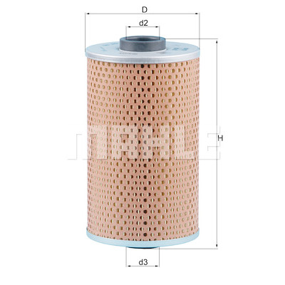 Filtro olio MAHLE ORIGINAL OX 40
