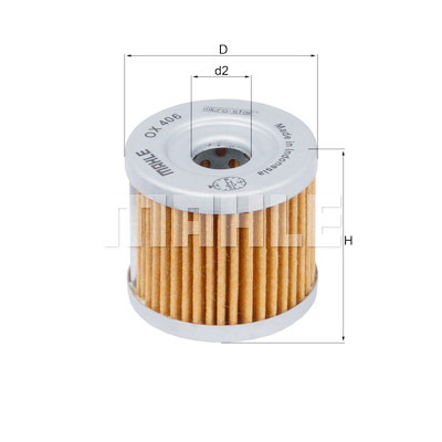 Filtro olio MAHLE ORIGINAL OX 406
