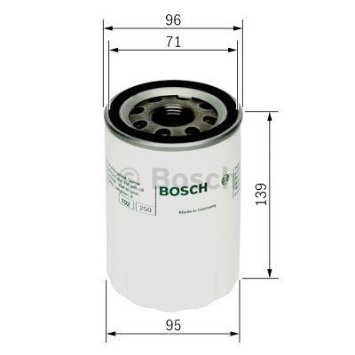 Filtro olio BOSCH 0 986 452 046