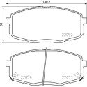 Set di 4 pastiglie freno BREMBO P 30 099