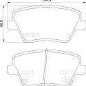 Set di 4 pastiglie freno BREMBO P 30 109