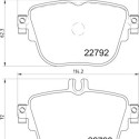 Set di 4 pastiglie freno BREMBO P 50 141