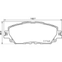 Set di 4 pastiglie freno BREMBO P 83 172