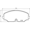 Set di 4 pastiglie freno BREMBO P 85 176