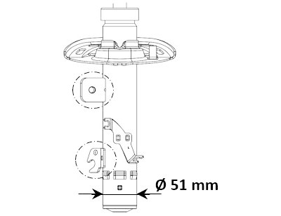 Ammortizzatore KYB 3348013