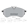 Pastiglie freno TEXTAR 2214701