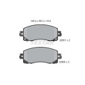 Pastiglie freno TEXTAR 2280001
