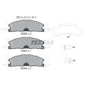Pastiglie freno TEXTAR 2590201