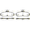 Set di 4 pastiglie freno ROADHOUSE 21285.12