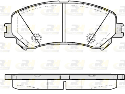 Set di 4 pastiglie freno ROADHOUSE 21318.20