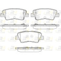 Set di 4 pastiglie freno ROADHOUSE 21362.85