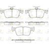 Set di 4 pastiglie freno ROADHOUSE 21551.32