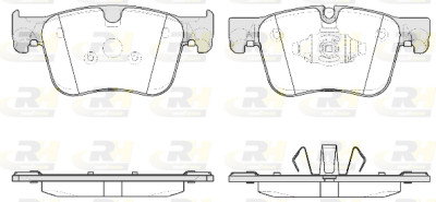 Set di 4 pastiglie freno ROADHOUSE 21560.10