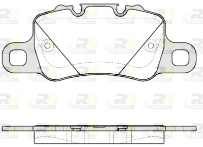 Set di 4 pastiglie freno ROADHOUSE 21596.00