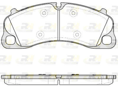 Set di 4 pastiglie freno ROADHOUSE 21597.00