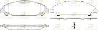 Set di 4 pastiglie freno ROADHOUSE 21620.00