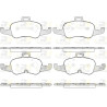 Set di 4 pastiglie freno ROADHOUSE 21653.00