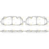 Set di 4 pastiglie freno ROADHOUSE 21667.00