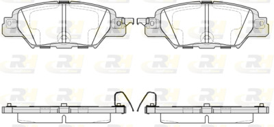 Set di 4 pastiglie freno ROADHOUSE 21677.00