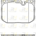 Set di 4 pastiglie freno ROADHOUSE 21680.00