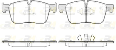 Set di 4 pastiglie freno ROADHOUSE 21683.00