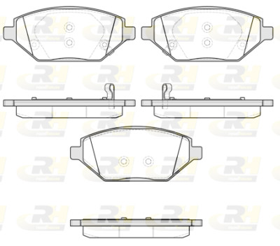 Set di 4 pastiglie freno ROADHOUSE 21686.12