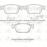 Set di 4 pastiglie freno ROADHOUSE 21692.01
