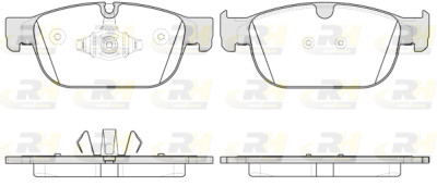 Set di 4 pastiglie freno ROADHOUSE 21696.00
