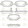 Set di 4 pastiglie freno ROADHOUSE 21700.02