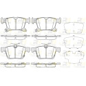 Set di 4 pastiglie freno ROADHOUSE 21701.02